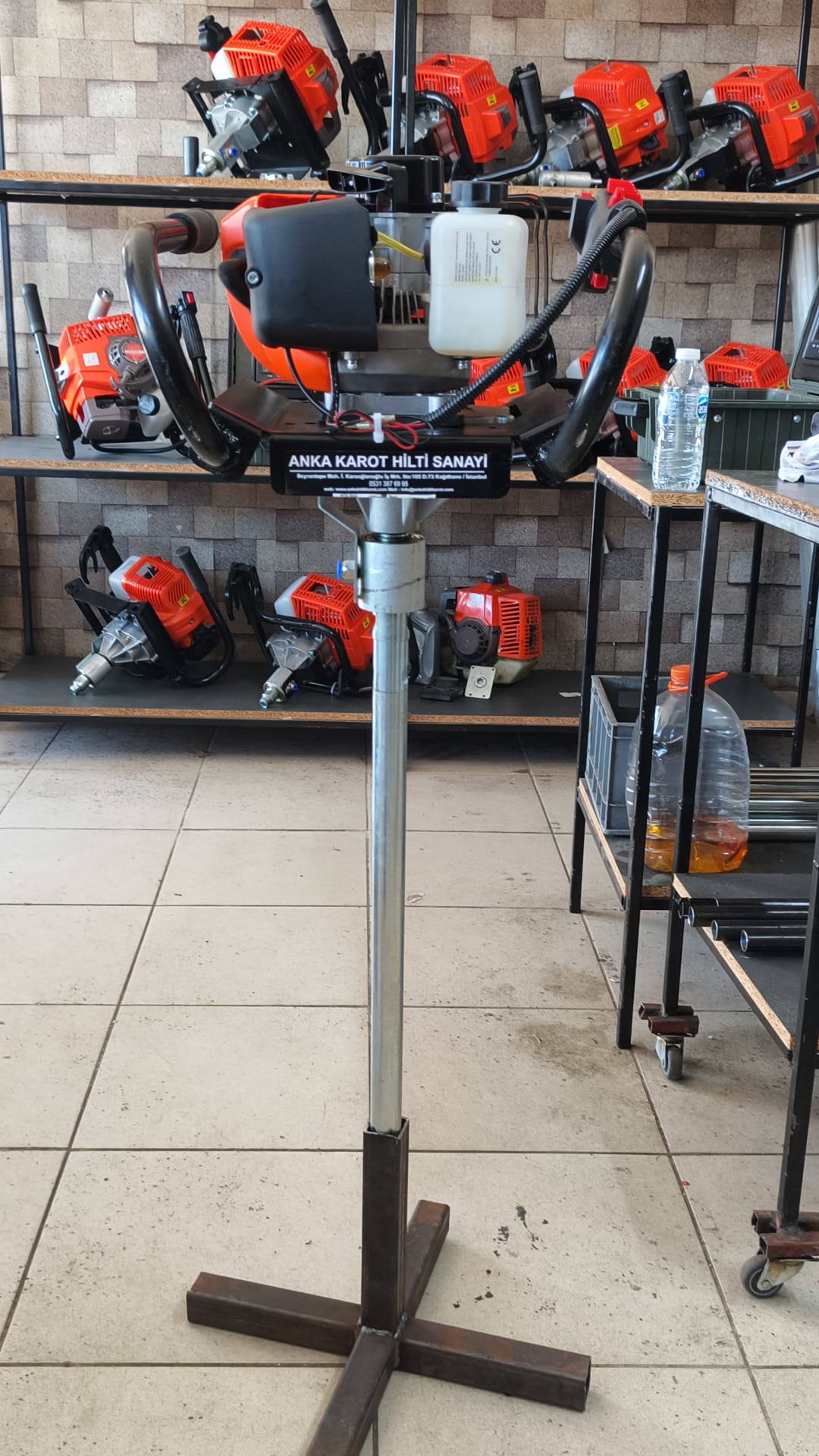 3.5 Kısa Redüktörlü Benzinli Sondaj Makinesi